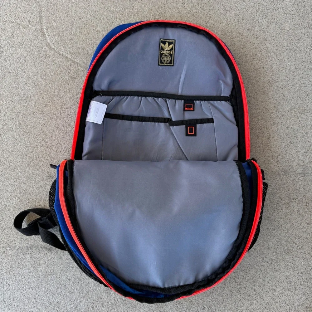 Adidas Originals Backpack Blue Unisex W/ Laptop Sleeve